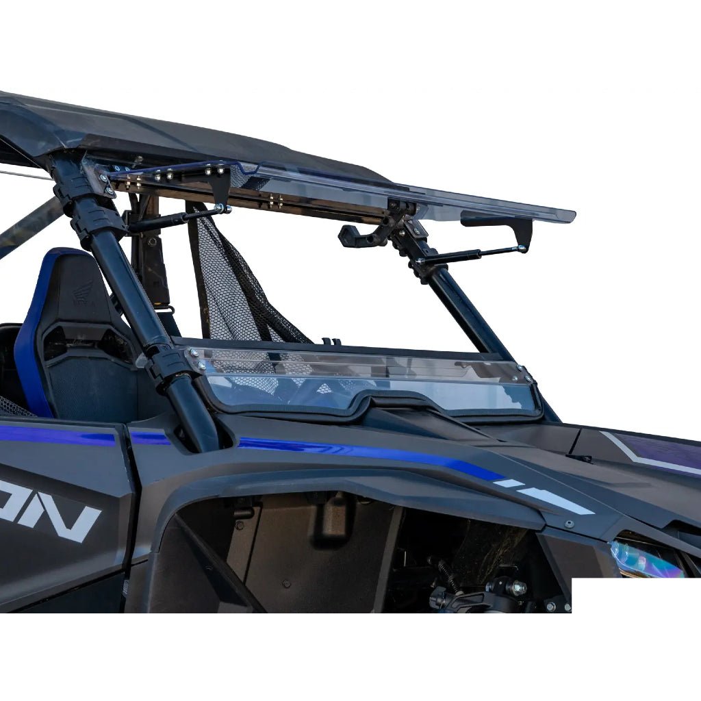 SuperATV Honda Talon 1000 Scratch - Resistant Flip Windshield - MojoMotoSport.com