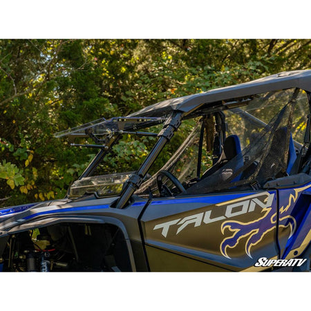 SuperATV Honda Talon 1000 Scratch - Resistant Flip Windshield - MojoMotoSport.com
