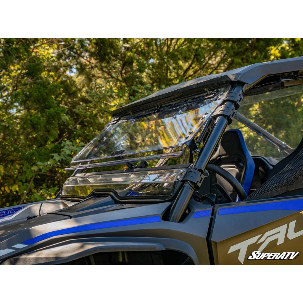 SuperATV Honda Talon 1000 Scratch - Resistant Flip Windshield - MojoMotoSport.com