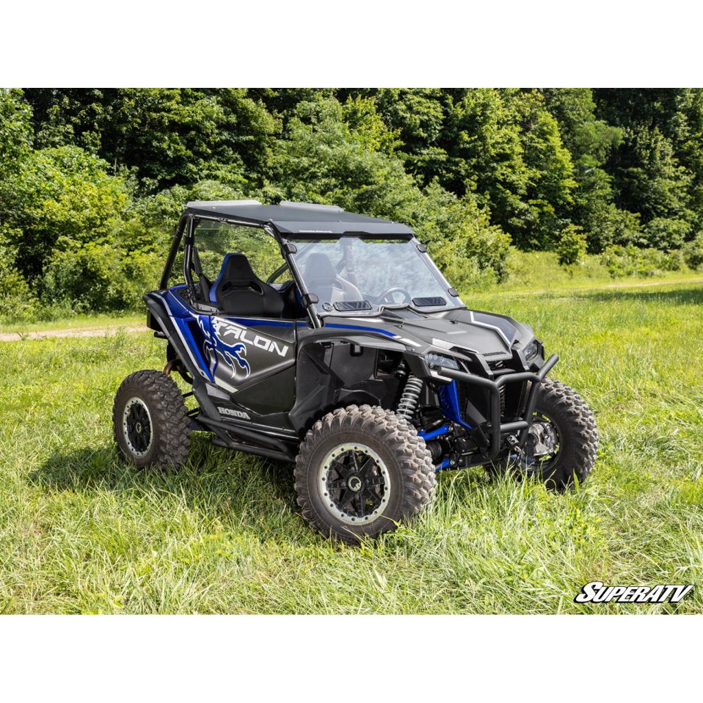 SuperATV Honda Talon 1000 Scratch - Resistant Vented Full Windshield - MojoMotoSport.com