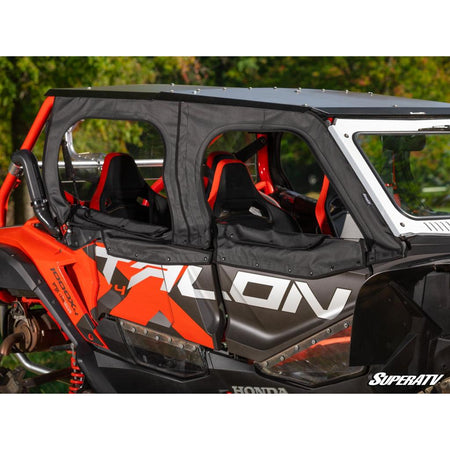 SuperATV Honda Talon 1000X - 4 Primal Soft Cab Enclosure Upper Doors - MojoMotoSport.com