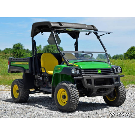 SuperATV John Deere Gator Scratch - Resistant Flip Windshield - MojoMotoSport.com