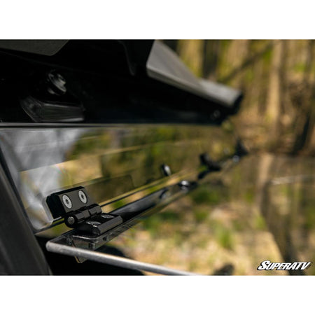 SuperATV John Deere Gator XUV 835 Scratch - Resistant Flip Windshield - MojoMotoSport.com