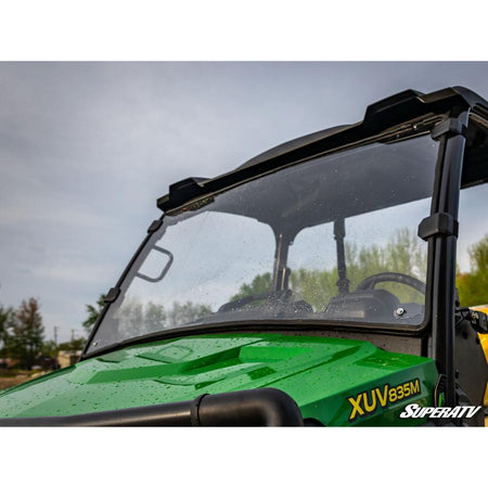 SuperATV John Deere Gator XUV 835/865 Scratch Resistant Full Windshield - MojoMotoSport.com