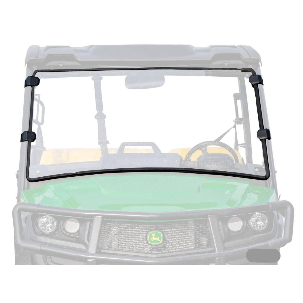 SuperATV John Deere Gator XUV 835/865 Scratch Resistant Full Windshield - MojoMotoSport.com
