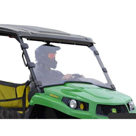 SuperATV John Deere Gator XUV Scratch - Resistant Full Windshield - MojoMotoSport.com