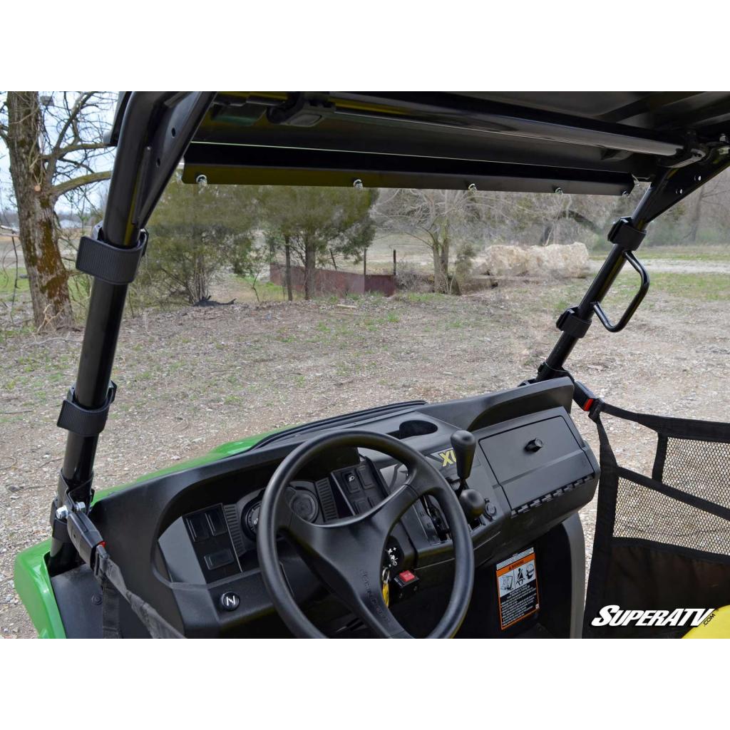 SuperATV John Deere Gator XUV Scratch - Resistant Full Windshield - MojoMotoSport.com