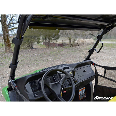 SuperATV John Deere Gator XUV Scratch - Resistant Full Windshield - MojoMotoSport.com