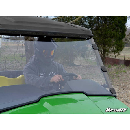 SuperATV John Deere Gator XUV Scratch - Resistant Full Windshield - MojoMotoSport.com