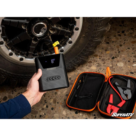 SuperATV Jump Starter w/ Air Compressor - MojoMotoSport.com