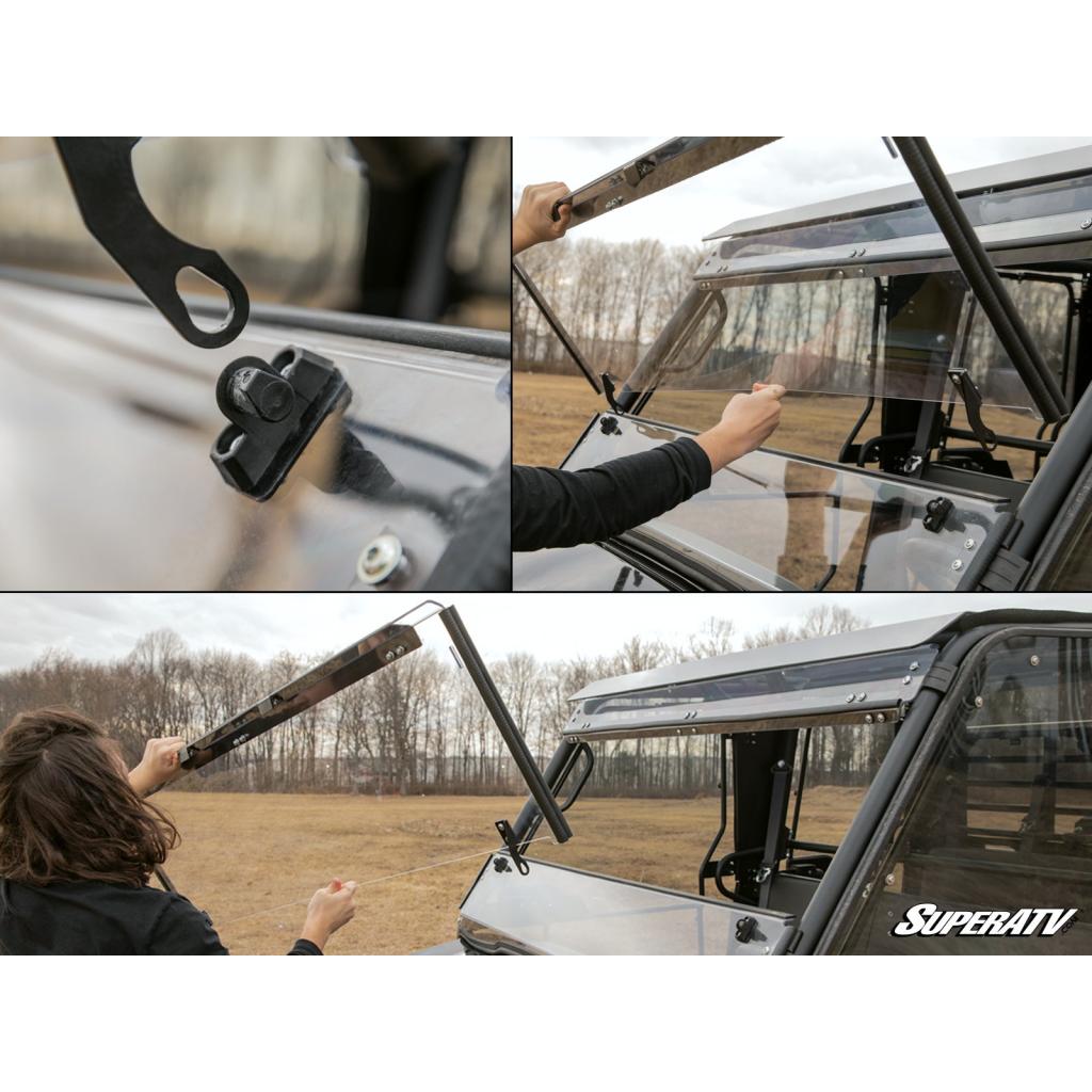 SuperATV Kawasaki Mule Pro 3 - in - 1 Windshield - MojoMotoSport.com