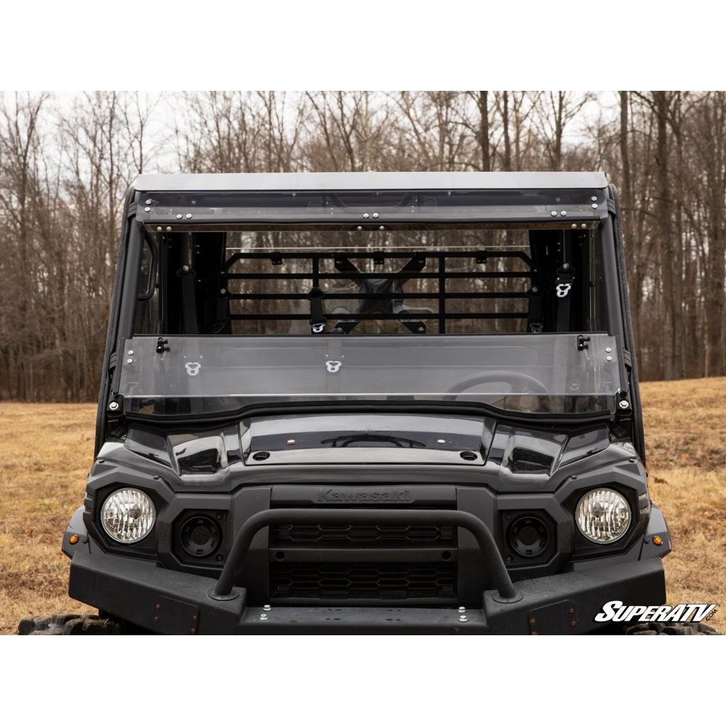 SuperATV Kawasaki Mule Pro 3 - in - 1 Windshield - MojoMotoSport.com