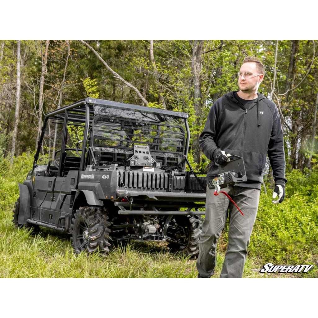 SuperATV Kawasaki Mule Pro Bed Winch - MojoMotoSport.com