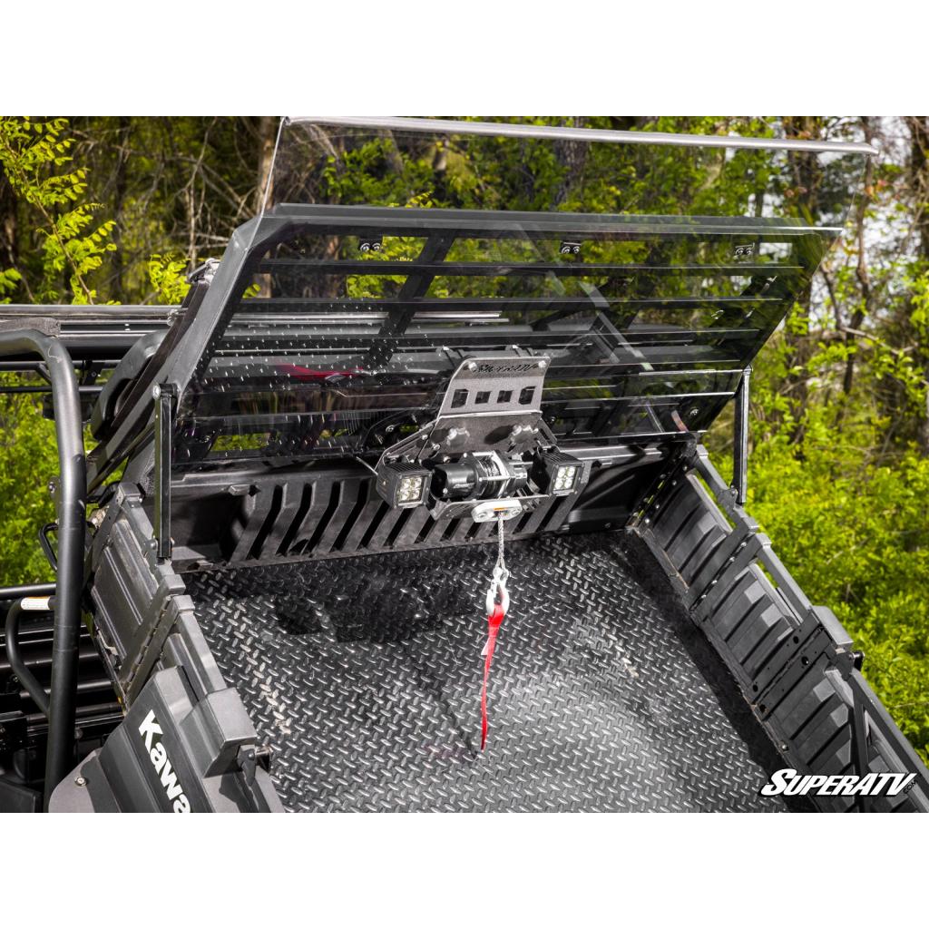 SuperATV Kawasaki Mule Pro Bed Winch - MojoMotoSport.com