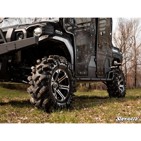 SuperATV Kawasaki Mule Pro - FXT Heavy - Duty Nerf Bars - MojoMotoSport.com