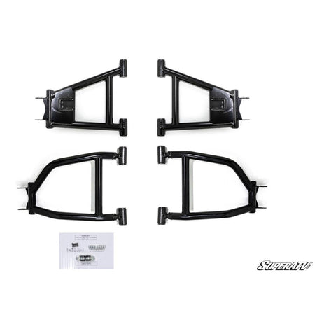 SuperATV Kawasaki Mule Pro High Clearance 1.5" Offset Rear A - Arms - MojoMotoSport.com