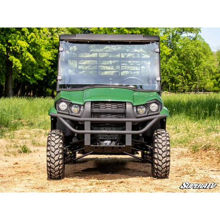SuperATV Kawasaki Mule PRO - MX Scratch - Resistant Full Windshield - MojoMotoSport.com