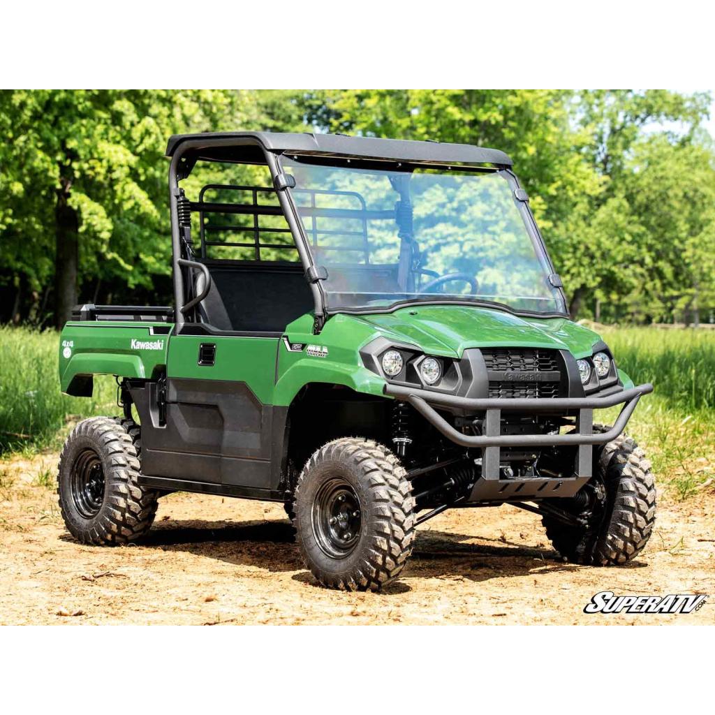 SuperATV Kawasaki Mule PRO - MX Scratch - Resistant Full Windshield - MojoMotoSport.com