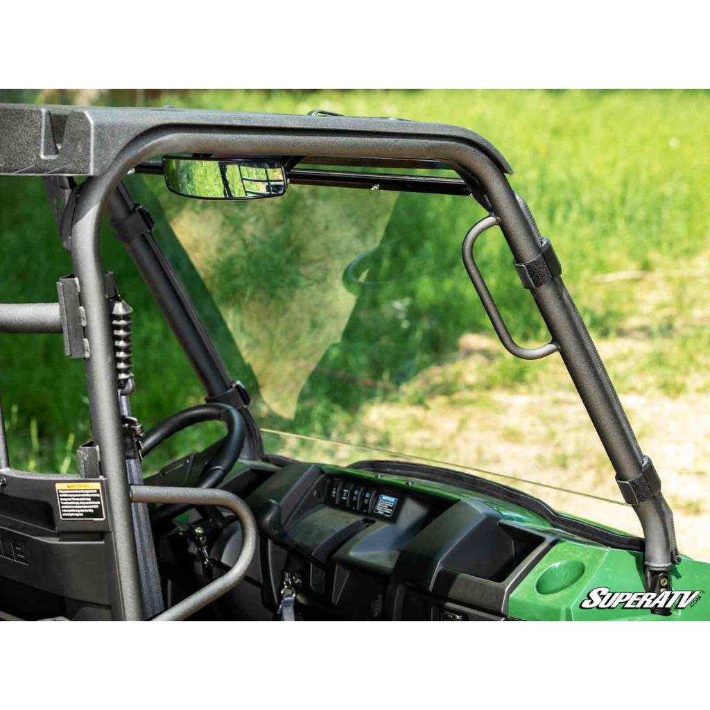 SuperATV Kawasaki Mule PRO - MX Scratch - Resistant Full Windshield - MojoMotoSport.com