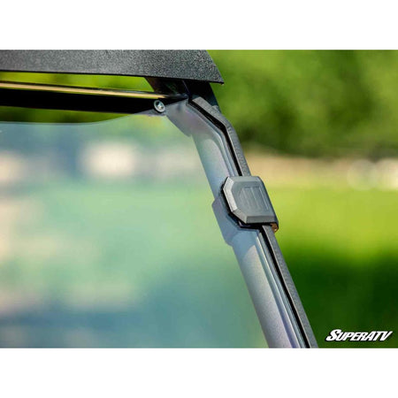 SuperATV Kawasaki Mule PRO - MX Scratch - Resistant Full Windshield - MojoMotoSport.com