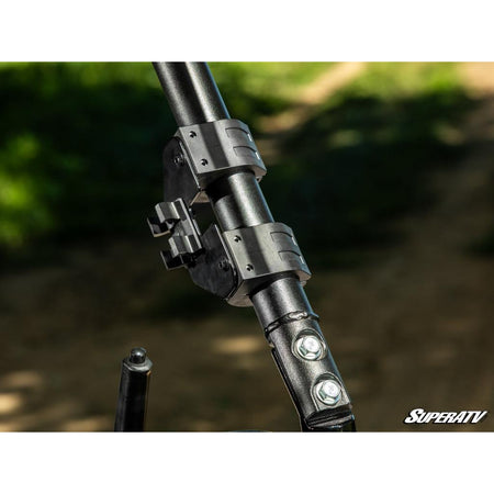 SuperATV Kawasaki Mule Pro Scratch Resistant Flip Windshield - MojoMotoSport.com