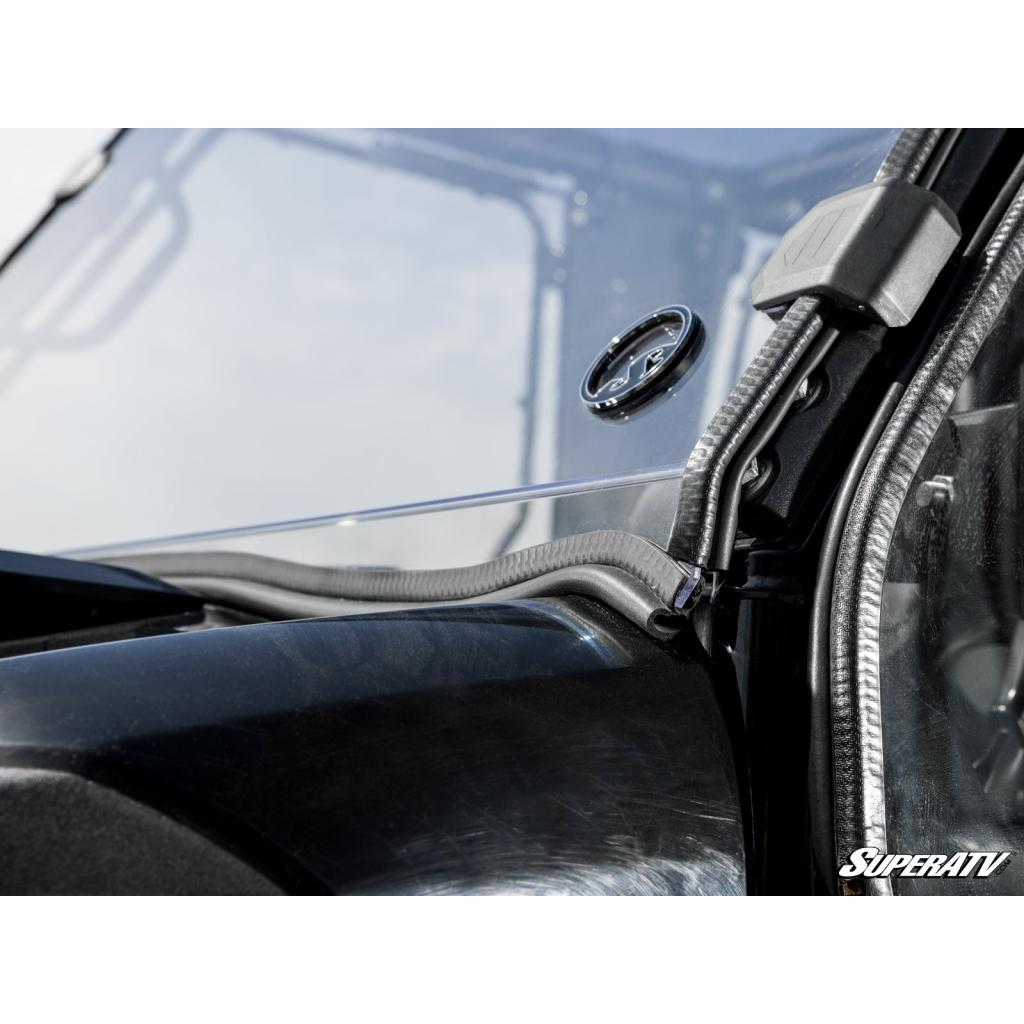 SuperATV Kawasaki Mule Pro Scratch - Resistant Full Windshield - MojoMotoSport.com