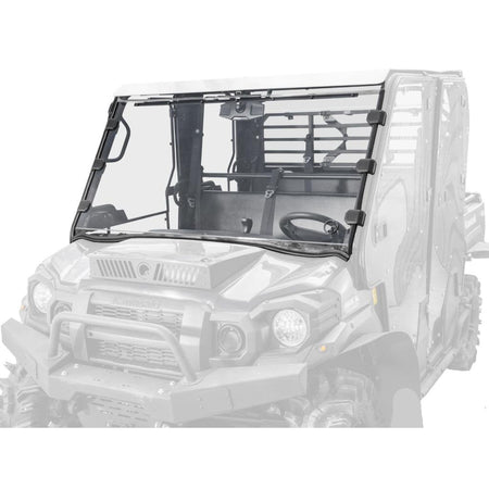 SuperATV Kawasaki Mule Pro Scratch - Resistant Full Windshield - MojoMotoSport.com