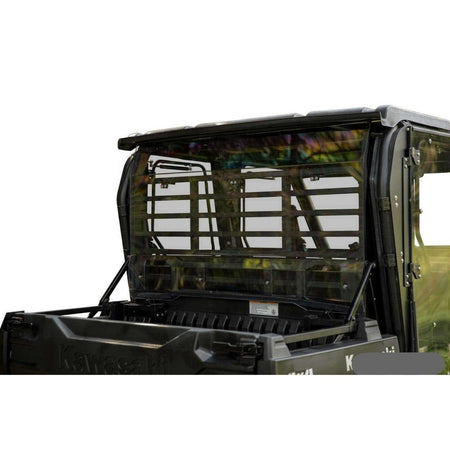 SuperATV Kawasaki Mule Pro Scratch - Resistant Rear Windshield - MojoMotoSport.com