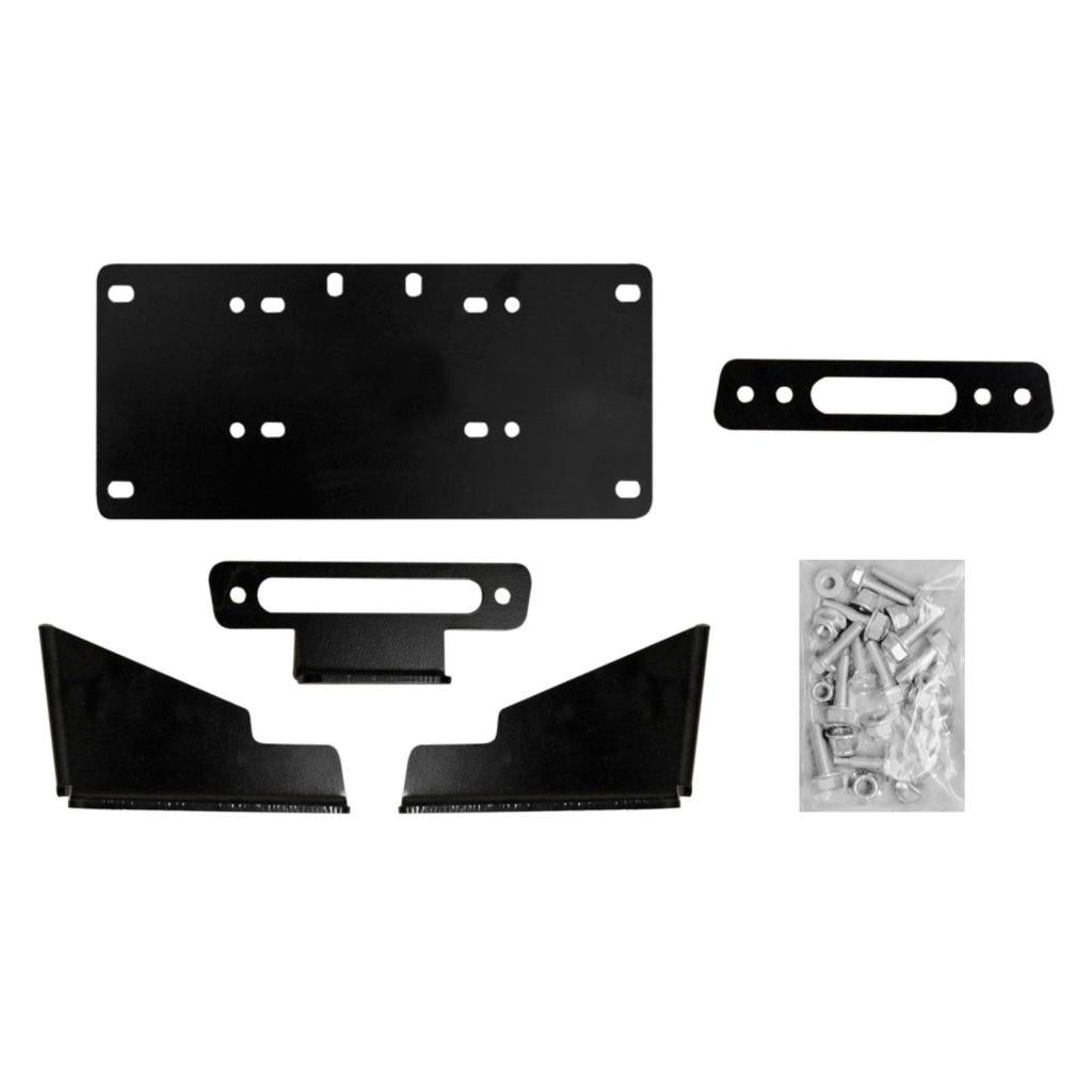 SuperATV Kawasaki Mule Pro Winch Mounting Plate - MojoMotoSport.com