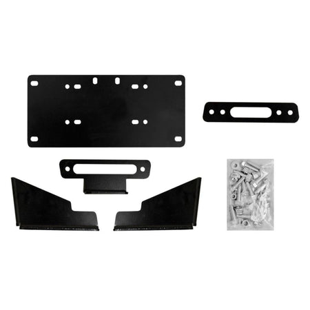 SuperATV Kawasaki Mule Pro Winch Mounting Plate - MojoMotoSport.com