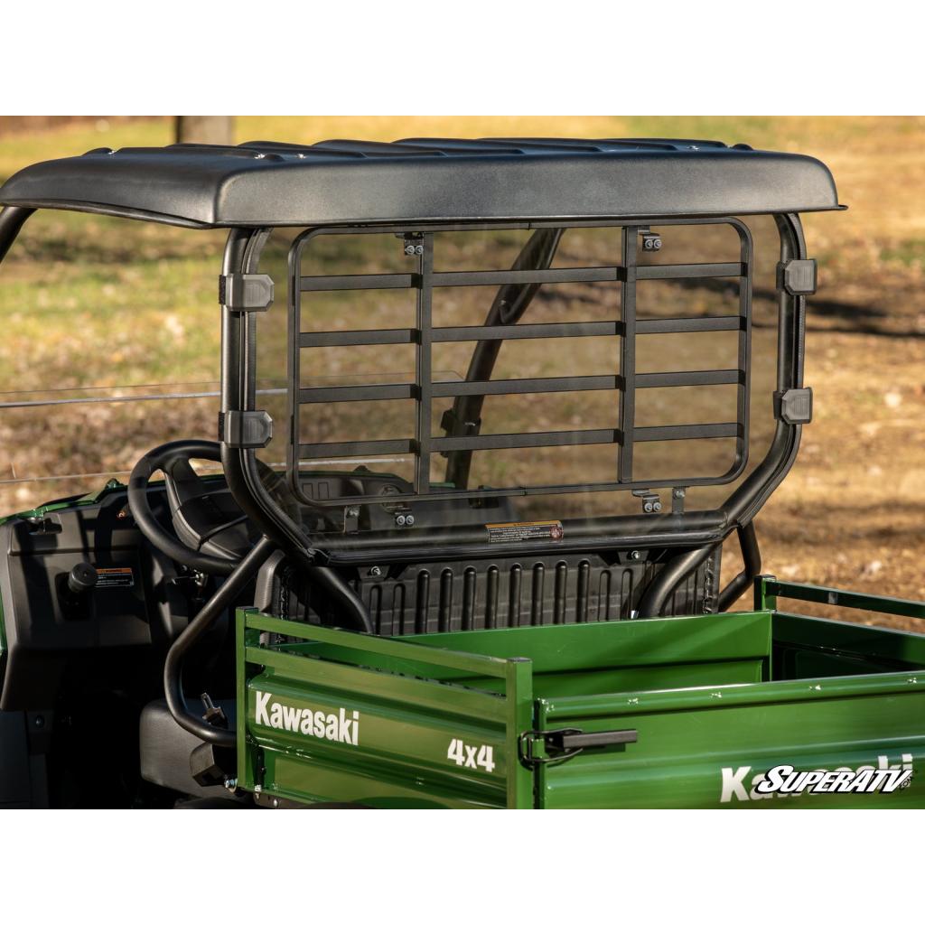 SuperATV Kawasaki Mule SX Rear Windshield - MojoMotoSport.com