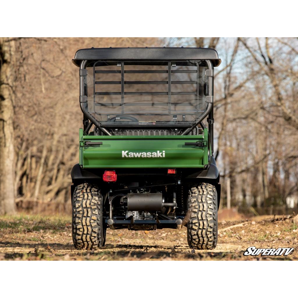 SuperATV Kawasaki Mule SX Rear Windshield - MojoMotoSport.com