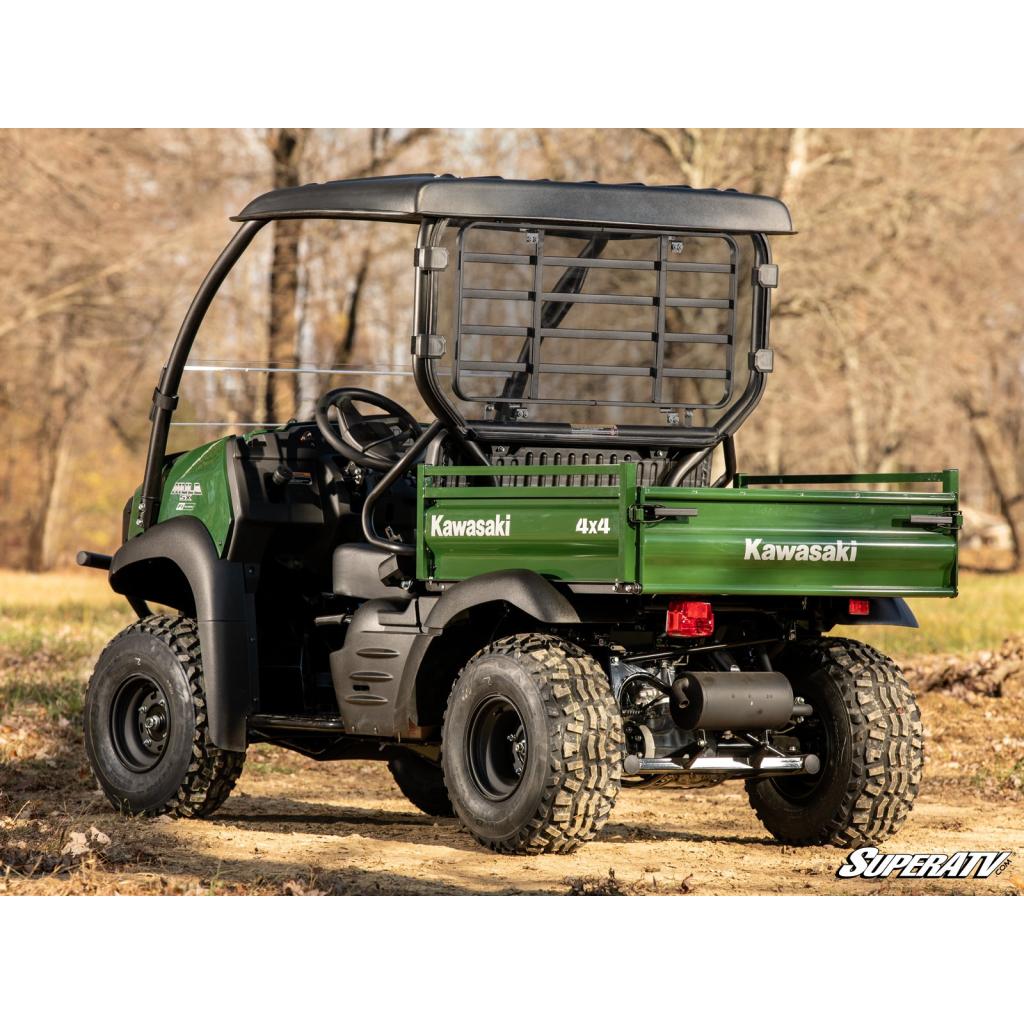 SuperATV Kawasaki Mule SX Rear Windshield - MojoMotoSport.com