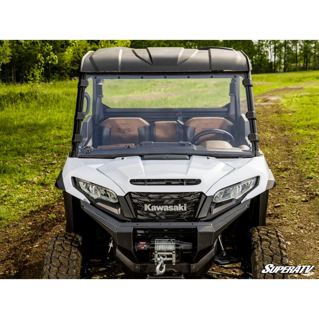 SuperATV Kawasaki Ridge Full Windshield - MojoMotoSport.com