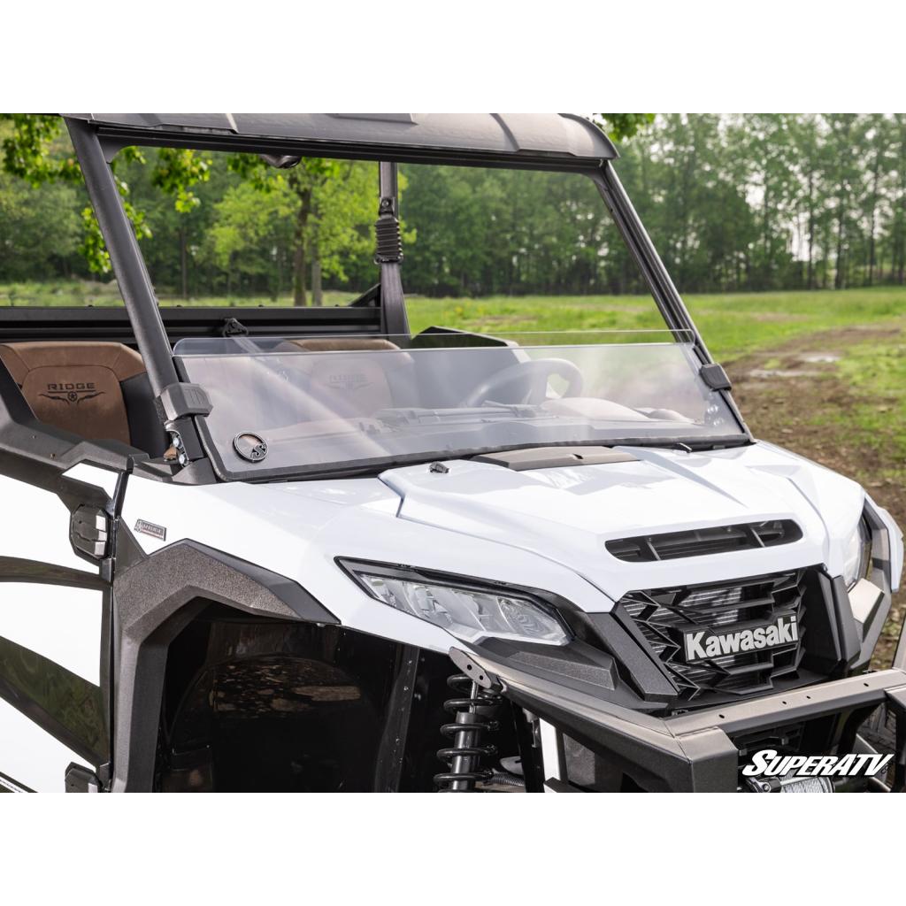 SuperATV Kawasaki Ridge Half Windshield - MojoMotoSport.com