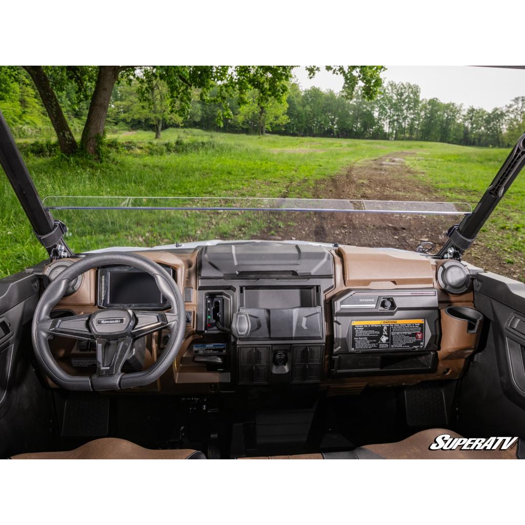 SuperATV Kawasaki Ridge Half Windshield - MojoMotoSport.com