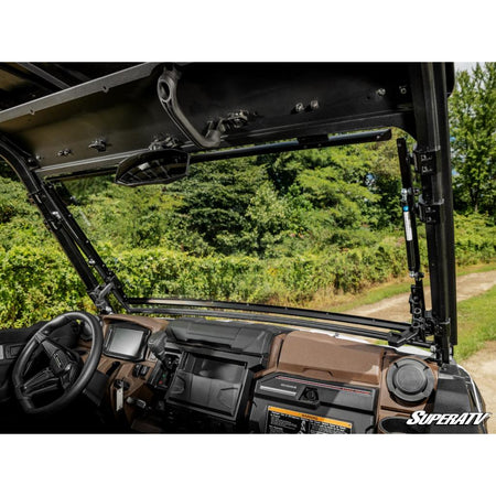 SuperATV Kawasaki Ridge Scratch - Resistant Flip Windshield - MojoMotoSport.com