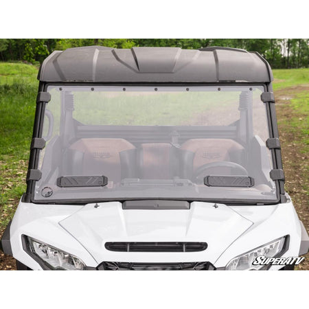 SuperATV Kawasaki Ridge Scratch - Resistant Vented Full Windshield - MojoMotoSport.com