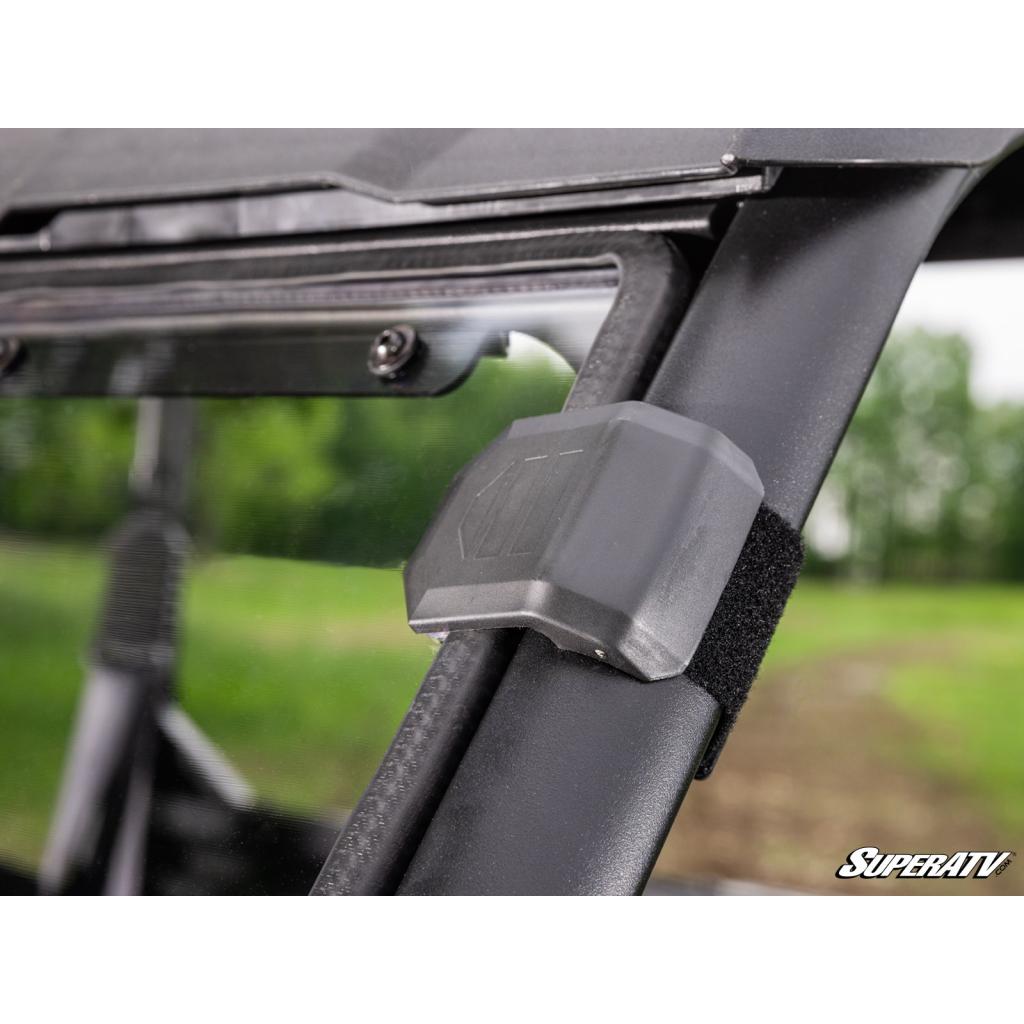 SuperATV Kawasaki Ridge Scratch - Resistant Vented Full Windshield - MojoMotoSport.com