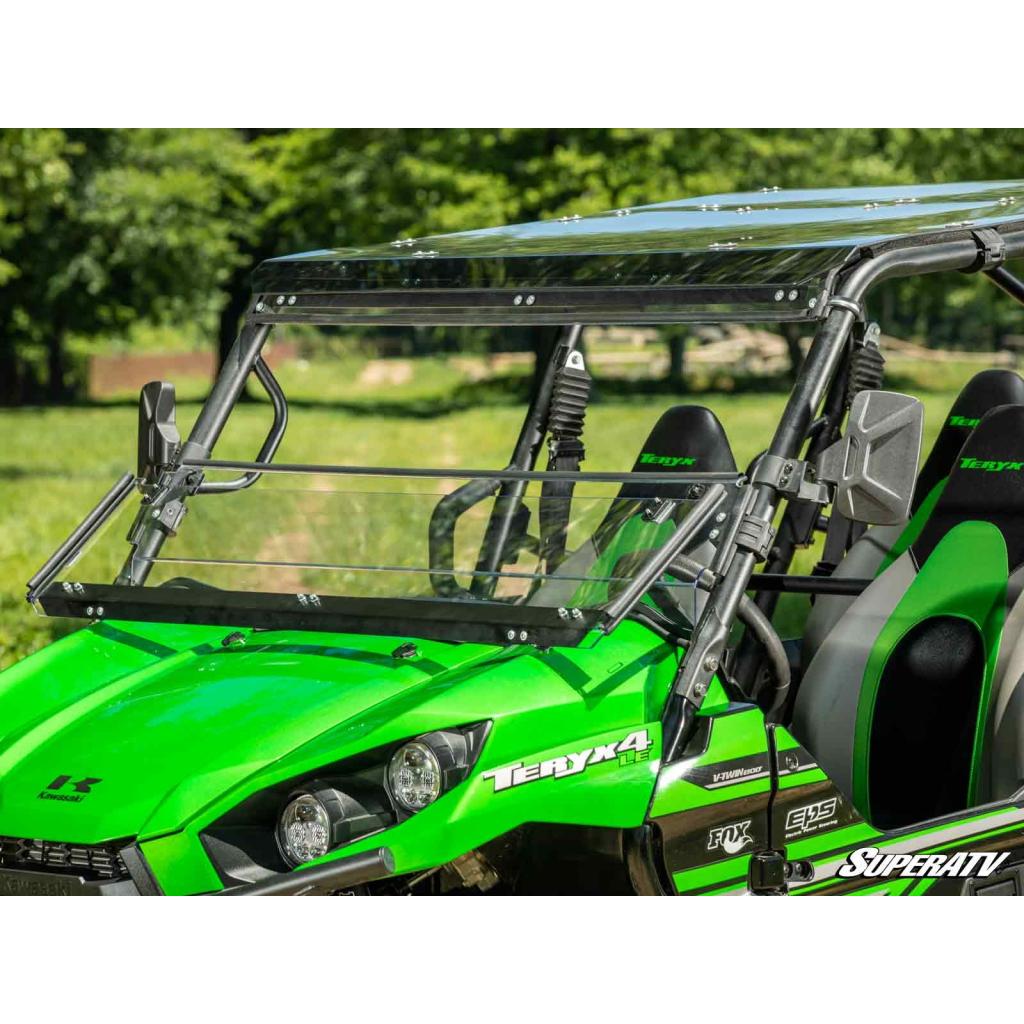 SuperATV Kawasaki Teryx 3 - in - 1 Windshield - MojoMotoSport.com