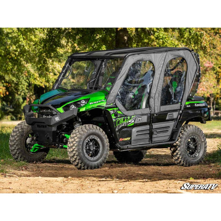 SuperATV Kawasaki Teryx 4 Primal Soft Cab Enclosure Upper Doors - MojoMotoSport.com