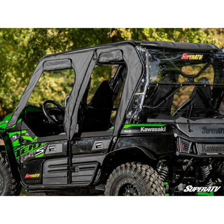 SuperATV Kawasaki Teryx 4 Primal Soft Cab Enclosure Upper Doors - MojoMotoSport.com
