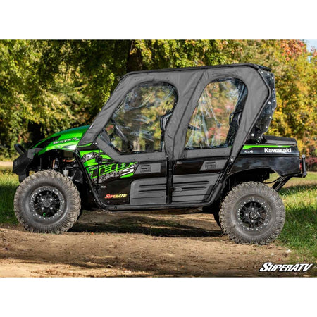 SuperATV Kawasaki Teryx 4 Primal Soft Cab Enclosure Upper Doors - MojoMotoSport.com