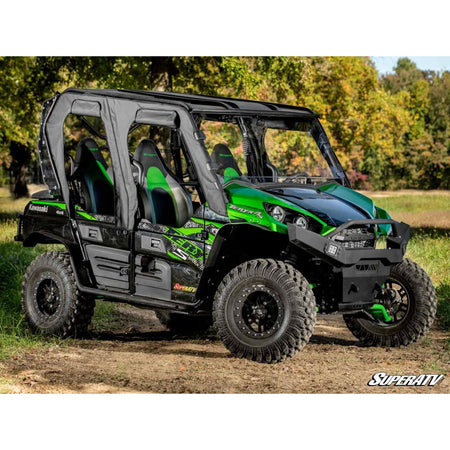 SuperATV Kawasaki Teryx 4 Primal Soft Cab Enclosure Upper Doors - MojoMotoSport.com