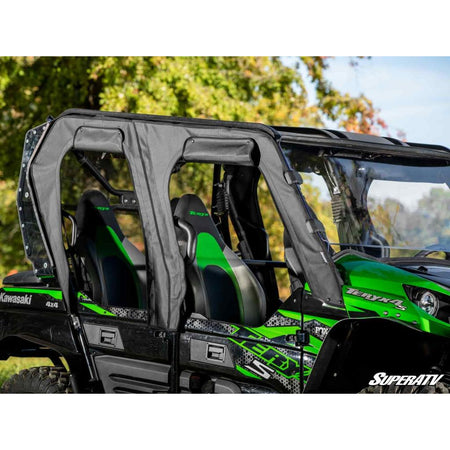SuperATV Kawasaki Teryx 4 Primal Soft Cab Enclosure Upper Doors - MojoMotoSport.com