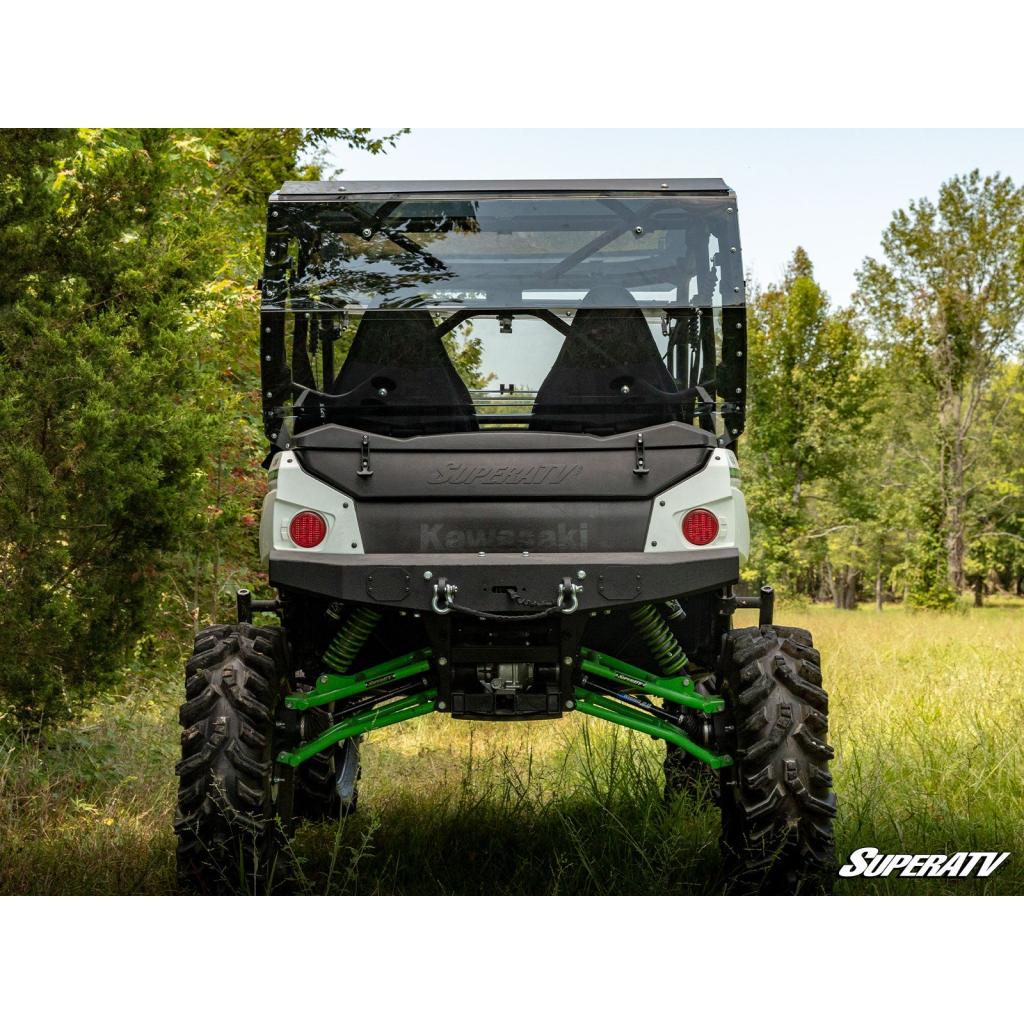 SuperATV Kawasaki Teryx 4 Rear Windshield - MojoMotoSport.com