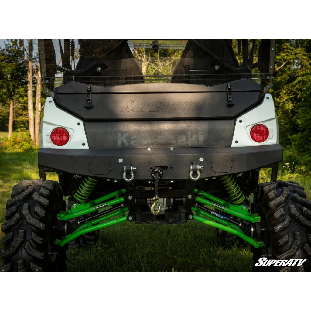 SuperATV Kawasaki Teryx 4 Winch Ready Rear Bumper - MojoMotoSport.com
