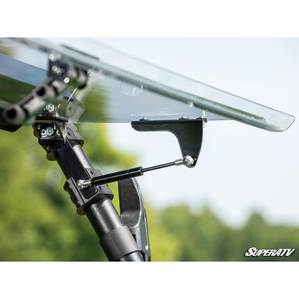 SuperATV Kawasaki Teryx 750 / 800 Scratch Resistant Flip Windshield - MojoMotoSport.com