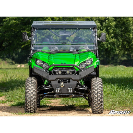SuperATV Kawasaki Teryx 750 / 800 Scratch Resistant Flip Windshield - MojoMotoSport.com