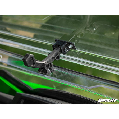 SuperATV Kawasaki Teryx 750 / 800 Scratch Resistant Flip Windshield - MojoMotoSport.com